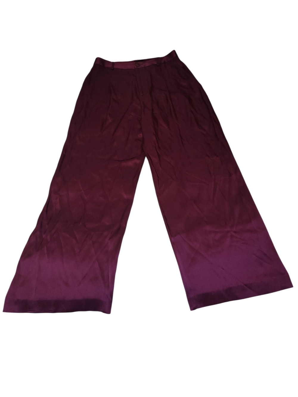 LAPOINTE Relaxed Pleated Satin Pants